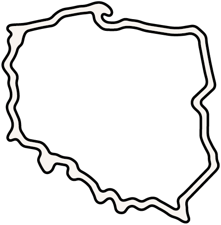 Mapa Polski Wieża 80